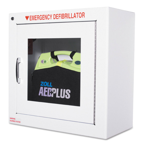 ZOLL AED Wall Cabinet， 17w x 9.5d x 17h， White (80000855)