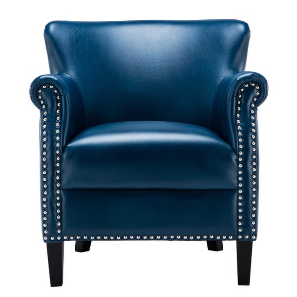 Hendrick Faux Leather Club Chair by Greyson Living