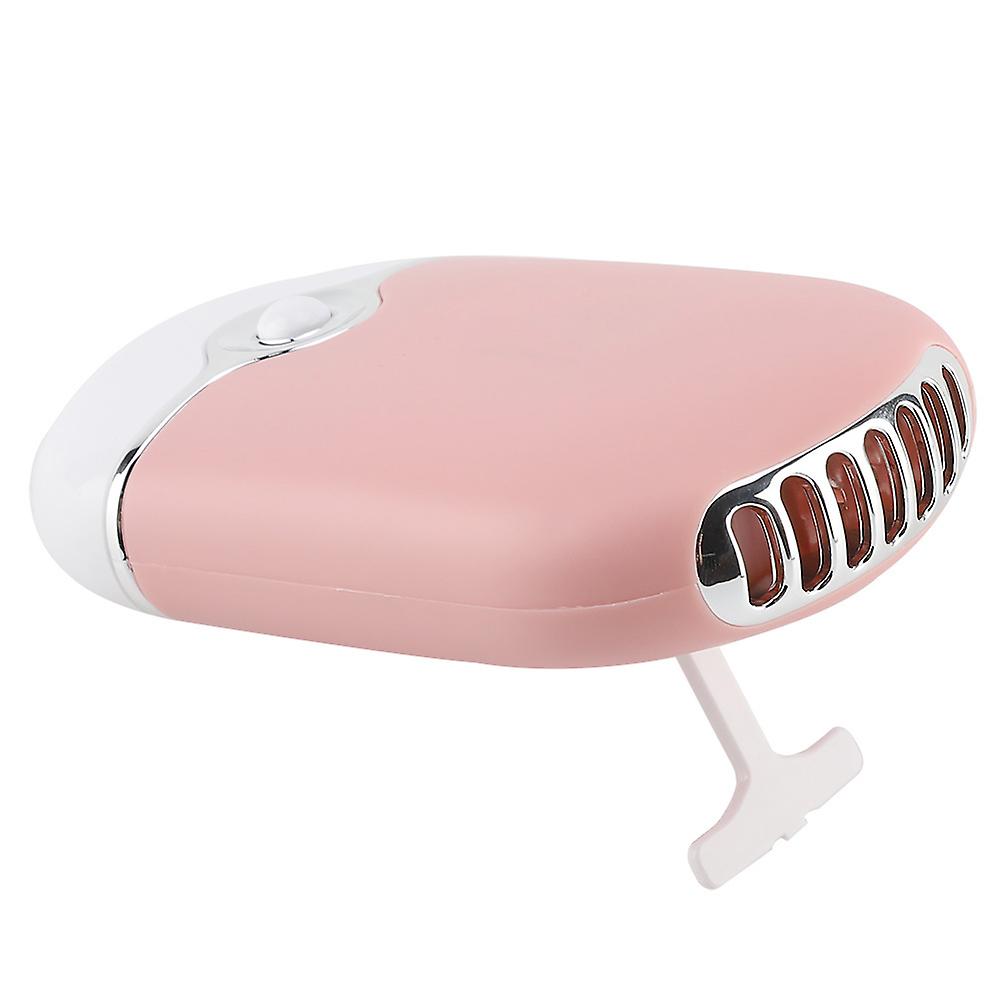 Portable Handheld Usb Mini Fan Rechargeable Bladeless Air Conditioning Cooling Eyelash Fan Pink