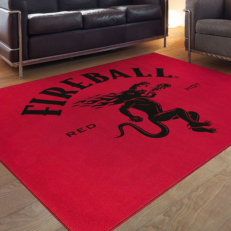 Floordecor USA Fireball Whiskey Rug