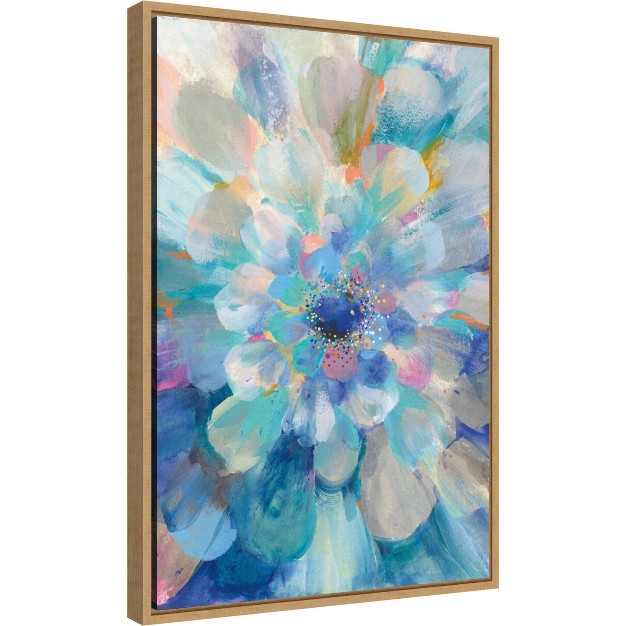 X 23 quot Intensity Floral Ii By Danhui Nai Framed Wall Canvas Amanti Art