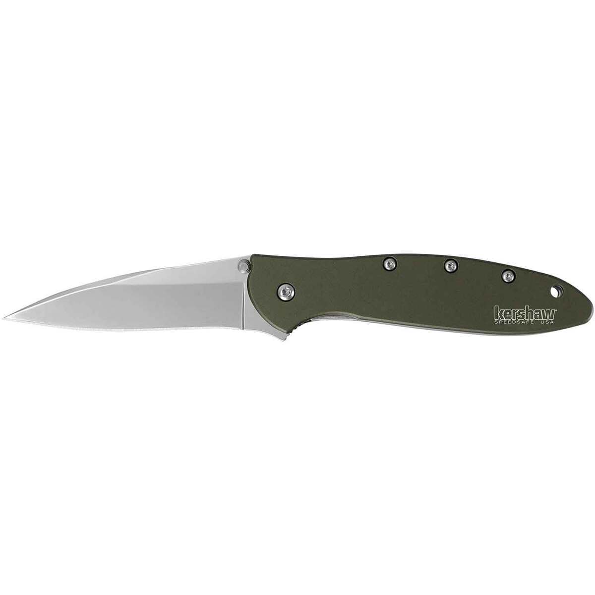 Kershaw Leek Olive 3 inch Folding Knife  Olive