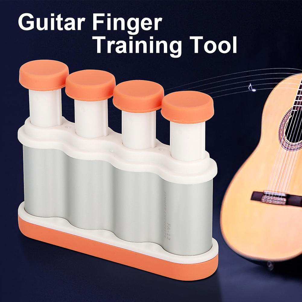 Flanger Fa-12 Guitar Hand Finger Exerciser Strengthener Training Tool Accessory(silver)