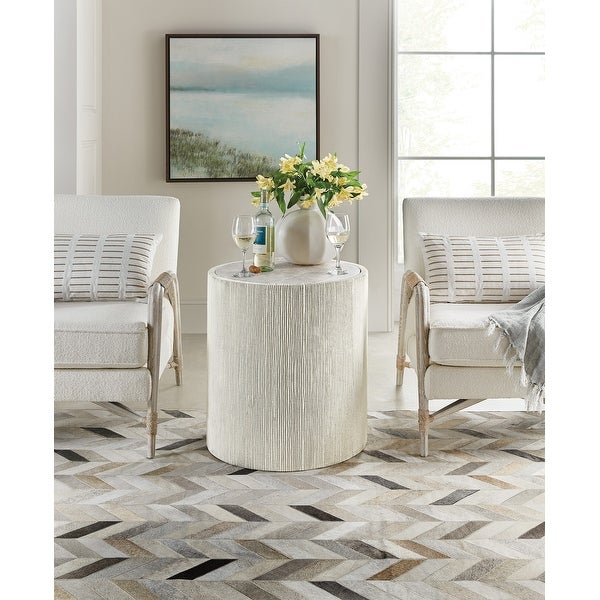 Serenity Swale Round Side Table - 22