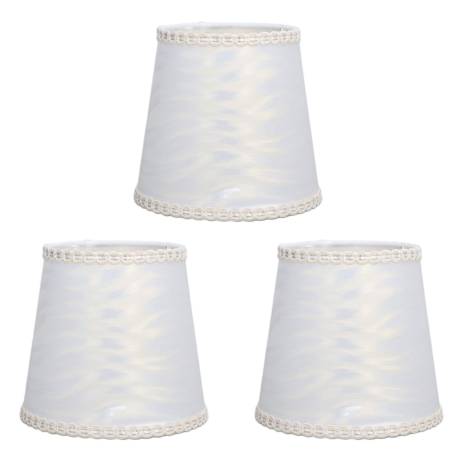 3pcs Cloth Lamp Shade Barrel Cloth Lampshade For Table Lamp Chandelier Wall Lamp Candle Bulbs Floor Lamp