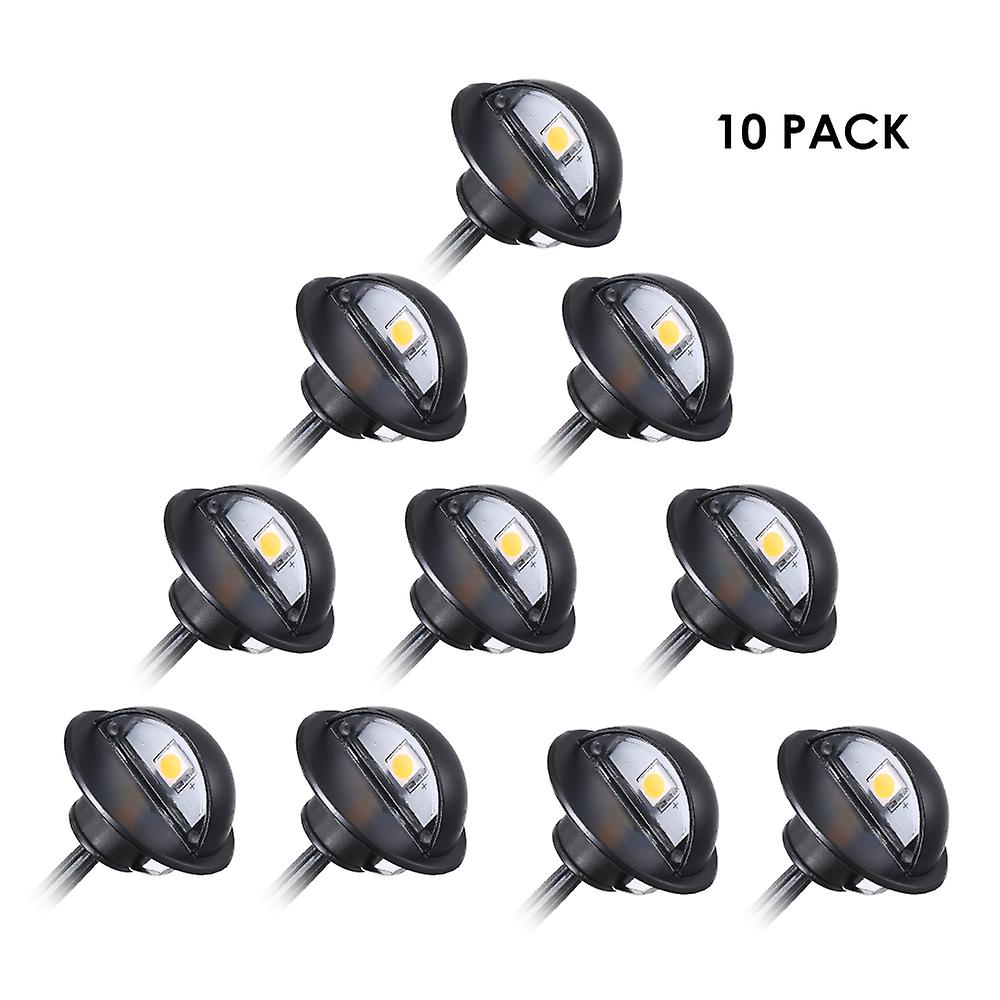 10 Pcs Leds Deck Lights (optional)， Adapter， Installation Kit，