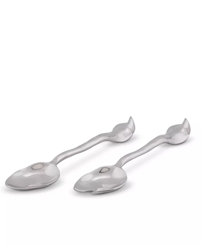 Arthur Court Modern Aluminum Salad Servers Carmel Collection