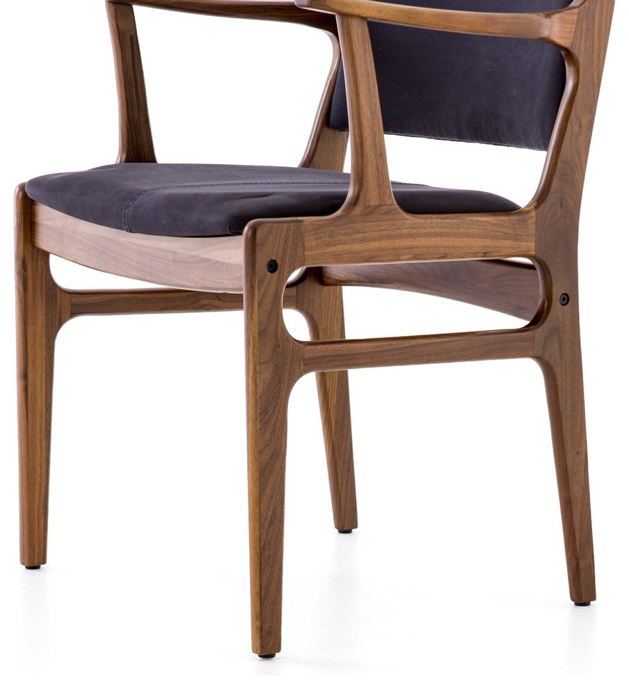 Compolo Arm Dining Chair  Set of 2   Transitional   Dining Chairs   by Virgil Stanis Design  Houzz