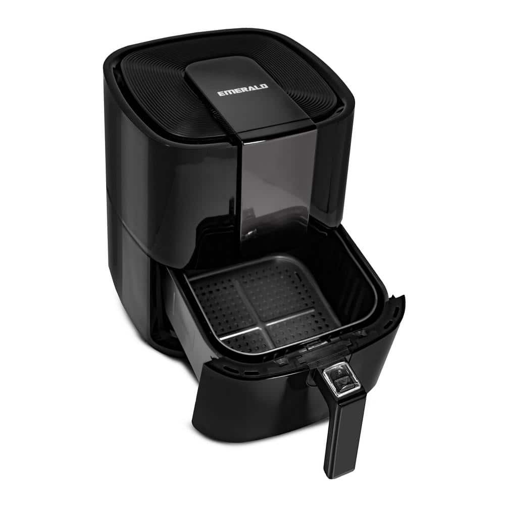 Emerald 5.5 qt. Black Digital Air Fryer with Slide Out Pan/Detachable Basket SM-AIR-1804-5.0