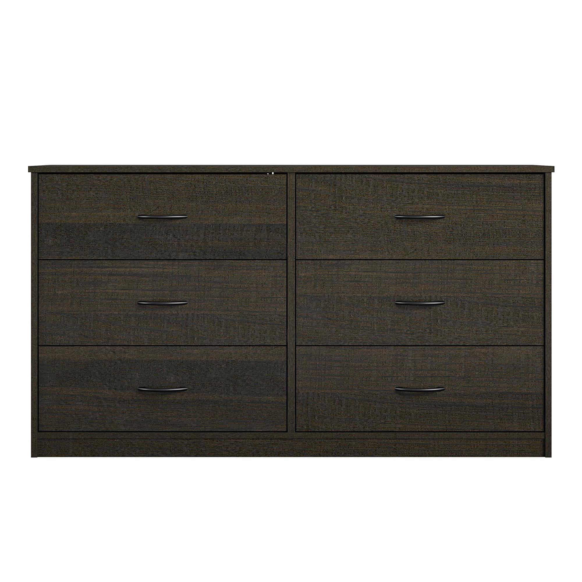 Mainstays Classic 6 Drawer Dresser, Espresso