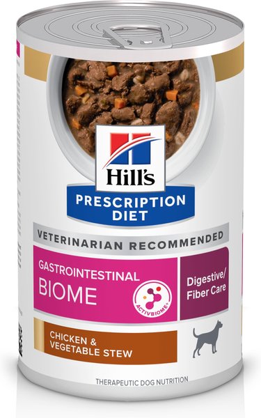 Hill's Prescription Diet Gastrointestinal Biome Chicken and Vegetable Stew Wet Dog Food