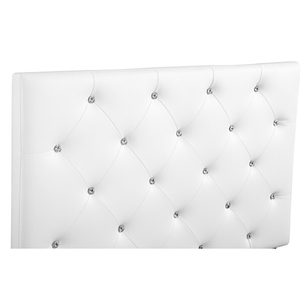 LYKE Home London White Jeweled Headboard - - 31264251