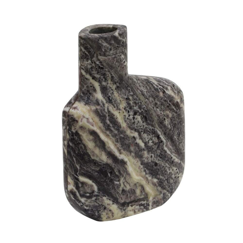 Pika Grey Marble Vase   Large