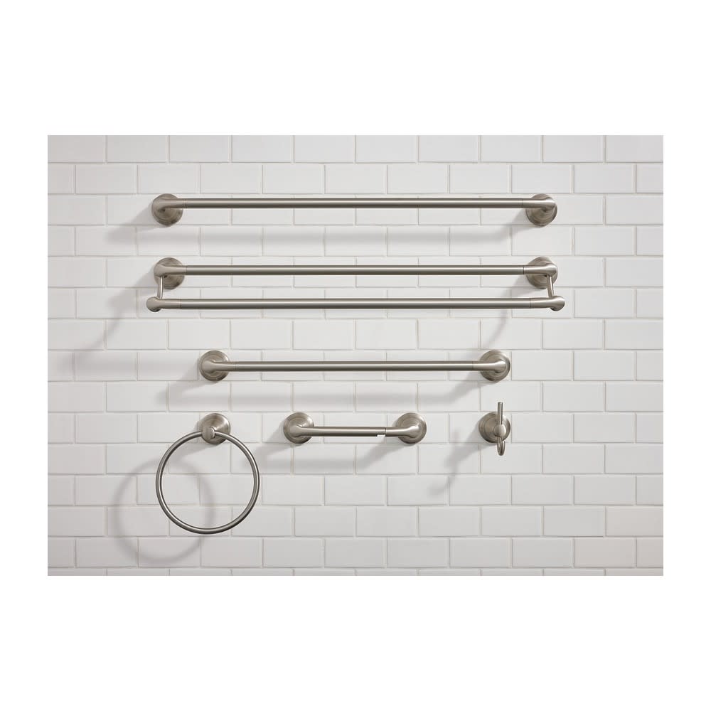 Moen Hilliard Towel Ring Brushed Nickel 6.375