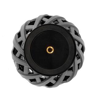 TikiTunes Black Bluetooth Speaker with LED Atmospheric Lighting Effect Bundle  Adjustable 40 in. Pole and Ground Stake TIKITUNES-001-GS