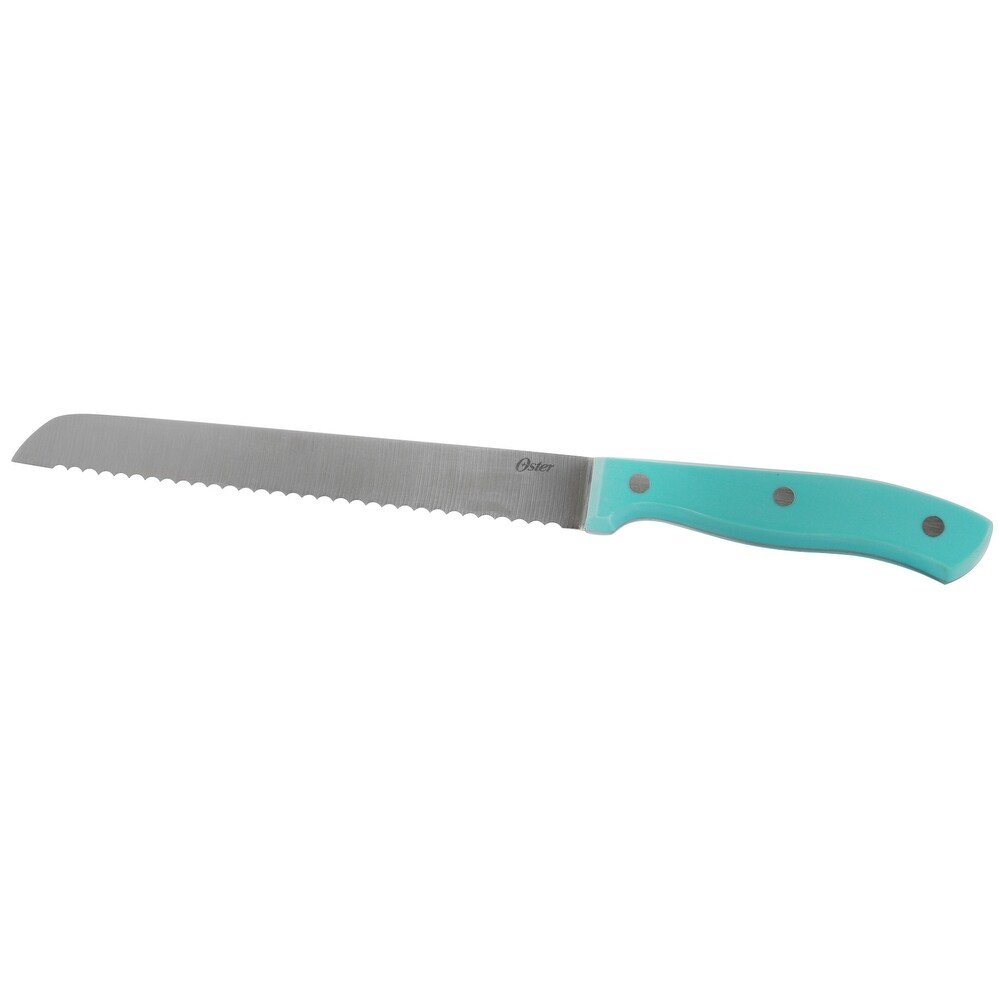 14 Piece Lightweight Stainless Steel Cutlery Set with Teal
