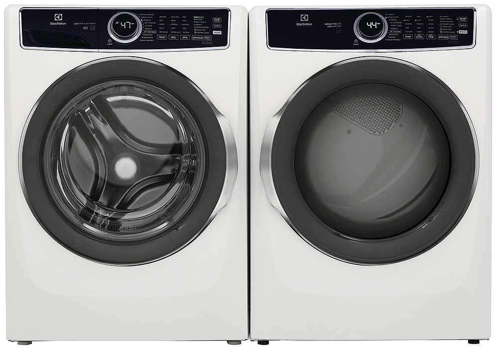 Electrolux 8 Cu. Ft. White Front Load Perfect Steam Gas Dryer With Predictive Dry And Instant Refresh