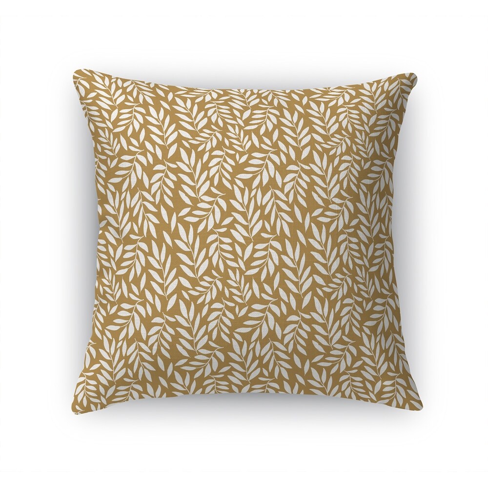 FOLIAGE GOLD Accent Pillow By Kavka Designs