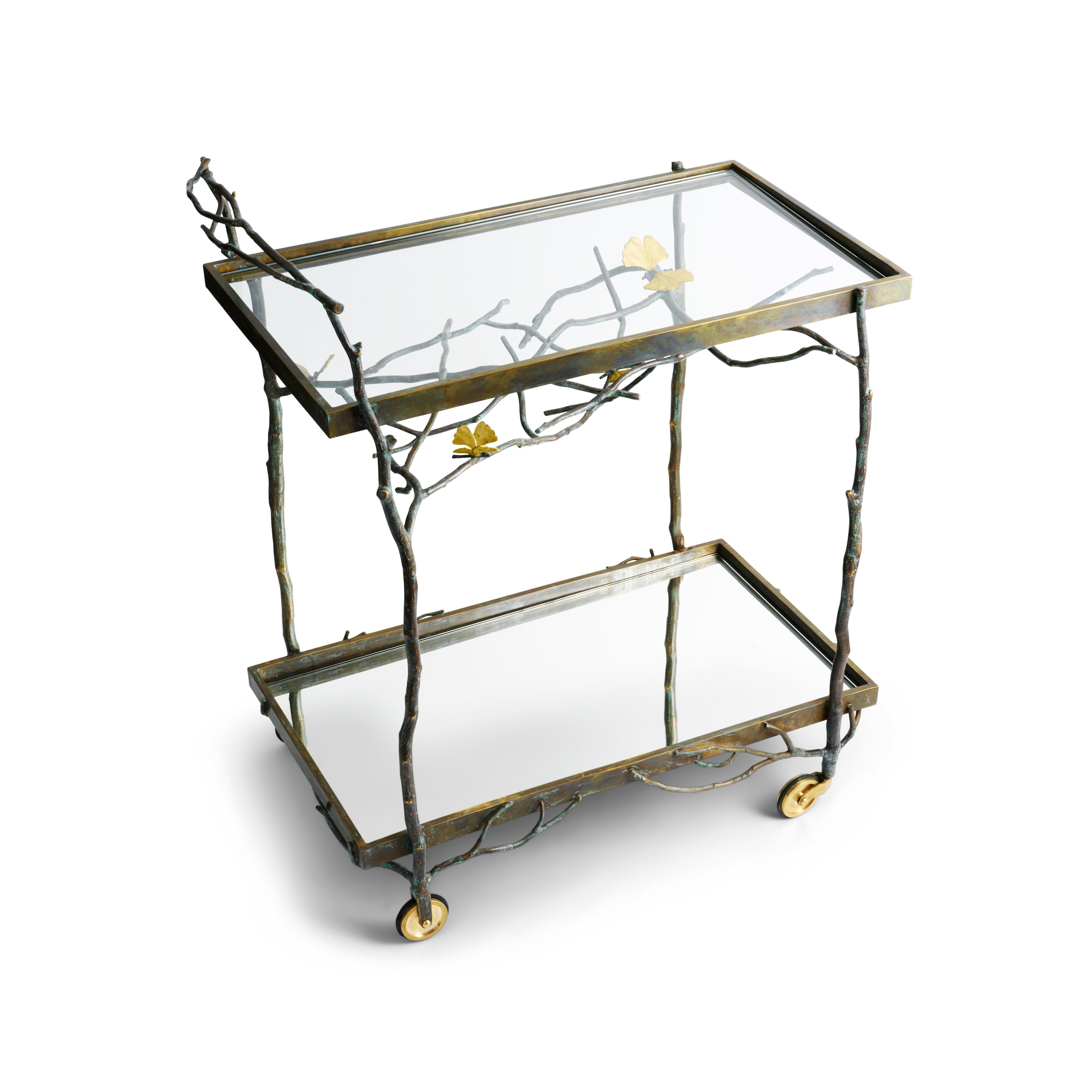 Butterfly Ginkgo Bar Cart