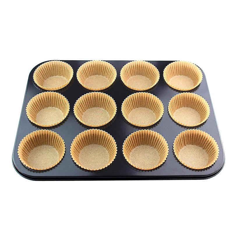 1000Pcs Natural Odorless Cupcake Liners Standard Greaseproof Paper Muffin Baking Cups