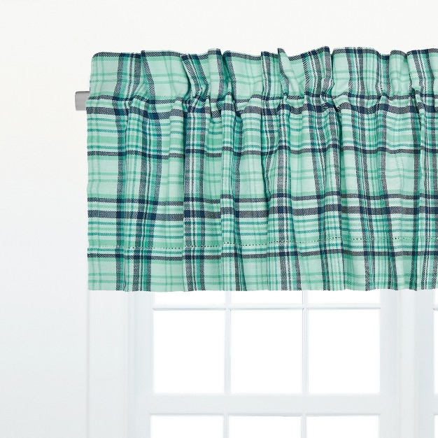 C amp f Home Mckinley Plaid Blue Valance Collection