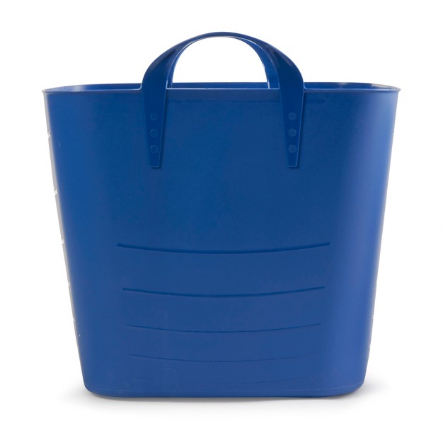 Life Story 25 Liter 6 6 Gallon Durable Plastic Storage Tote Blue 12 Pack