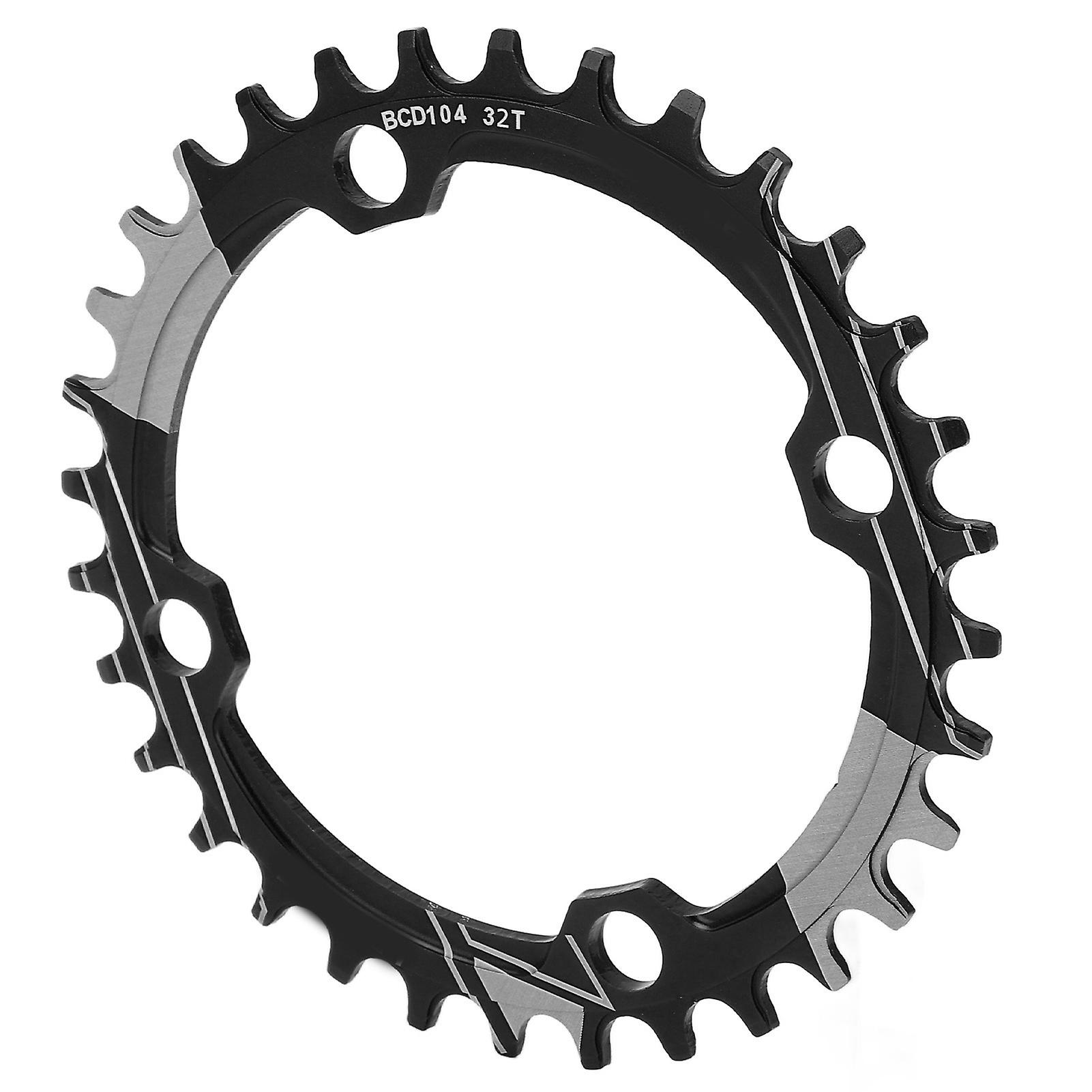 Lebycle 104bcd Round Narrow Wide Chainring Mtb Bicycle 32t Crankset Tooth Plate Partsblack