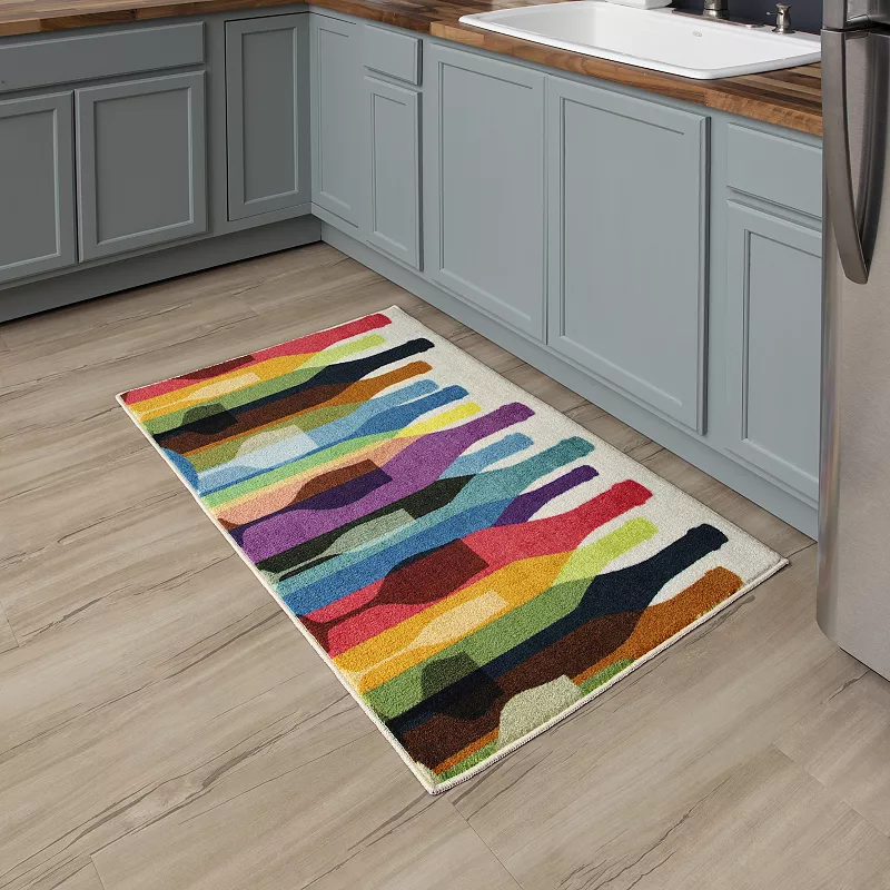 Mohawk® Home Colorful Bottles Kitchen Rug