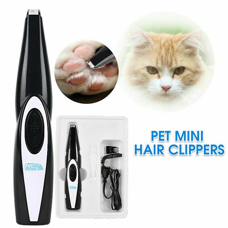 Electric Pet Hair Clipper Dog Cat Feet Paw Shaver Cordless Grooming Trimmer Kit No.13383