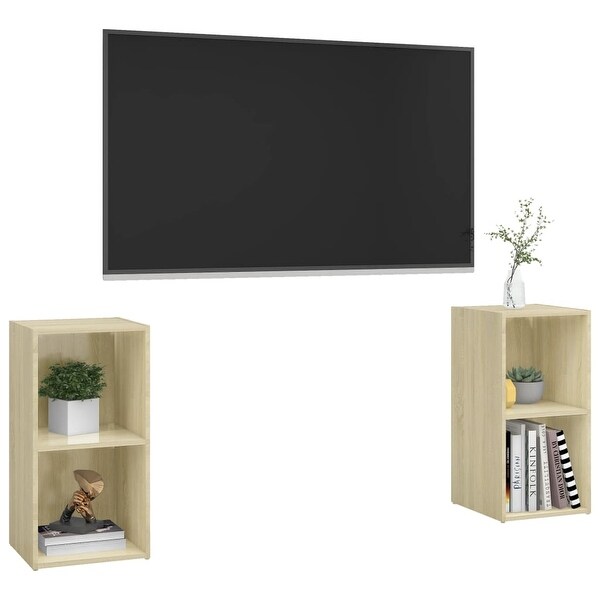 TV Cabinets 2 pcs Sonoma Oak 28.3