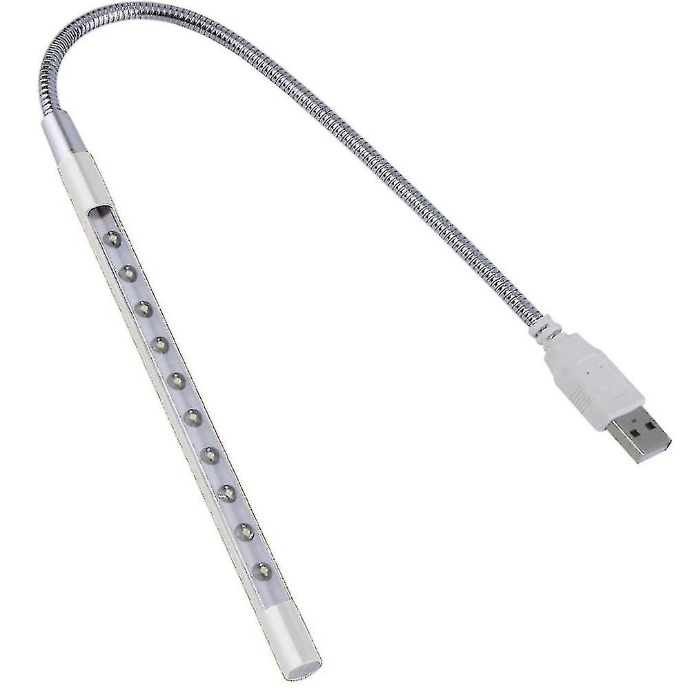 Keyboard Light Laptop Lamp Usb Led Long Gooseneck Touch Dimmer Lamp