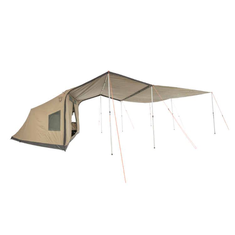 Oztent SV5 Max Tent with a Zip in Tarp Extension