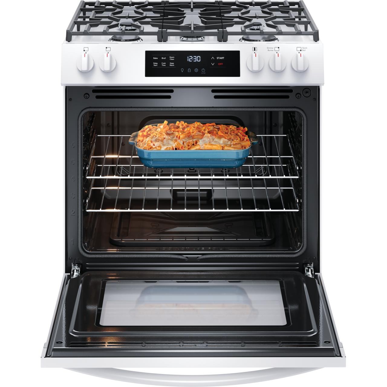 Frigidaire 30-inch Freestanding Gas Range FCFG3062AW