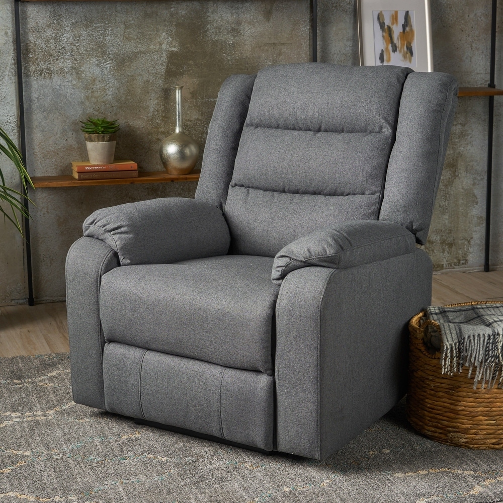 Adrianne Fabric Power Recliner Club Chair by Christopher Knight Home