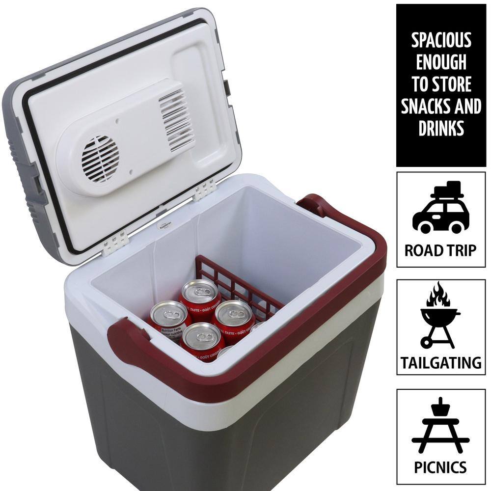 Koolatron Fun Kool P25 Thermoelectric Iceless 12V Personal Cooler 24L (26 qt.) Made in North America P25