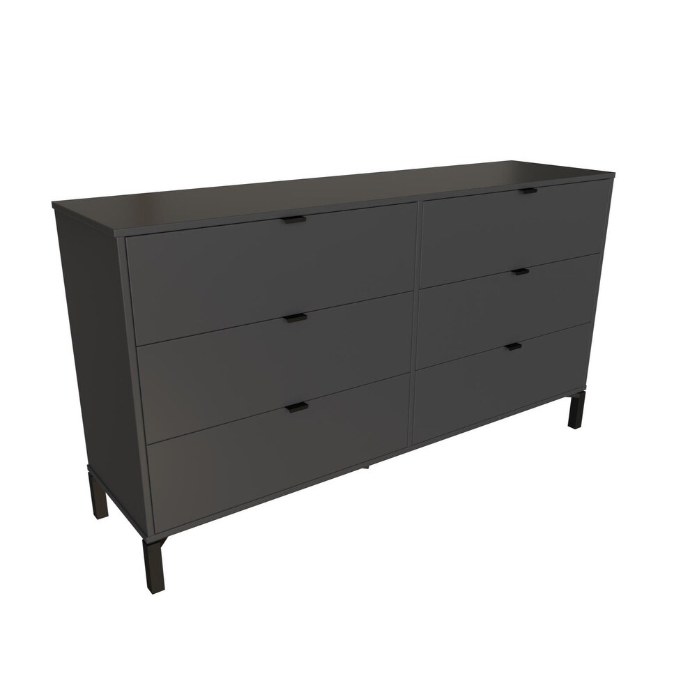 Modern 6 Drawer Dresser