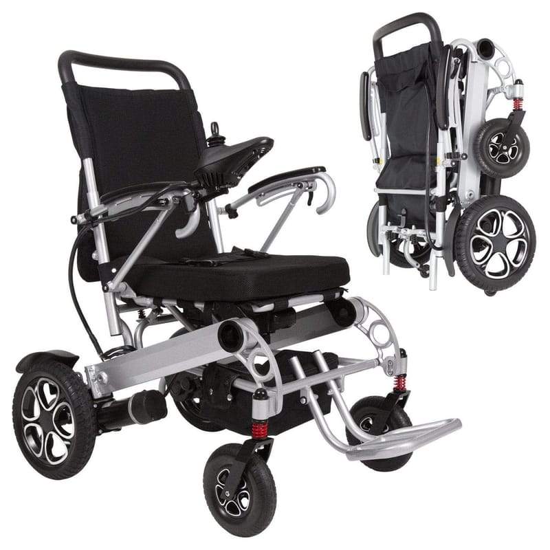 Vive Health Power Wheelchair - Foldable Long Range Transport Aid