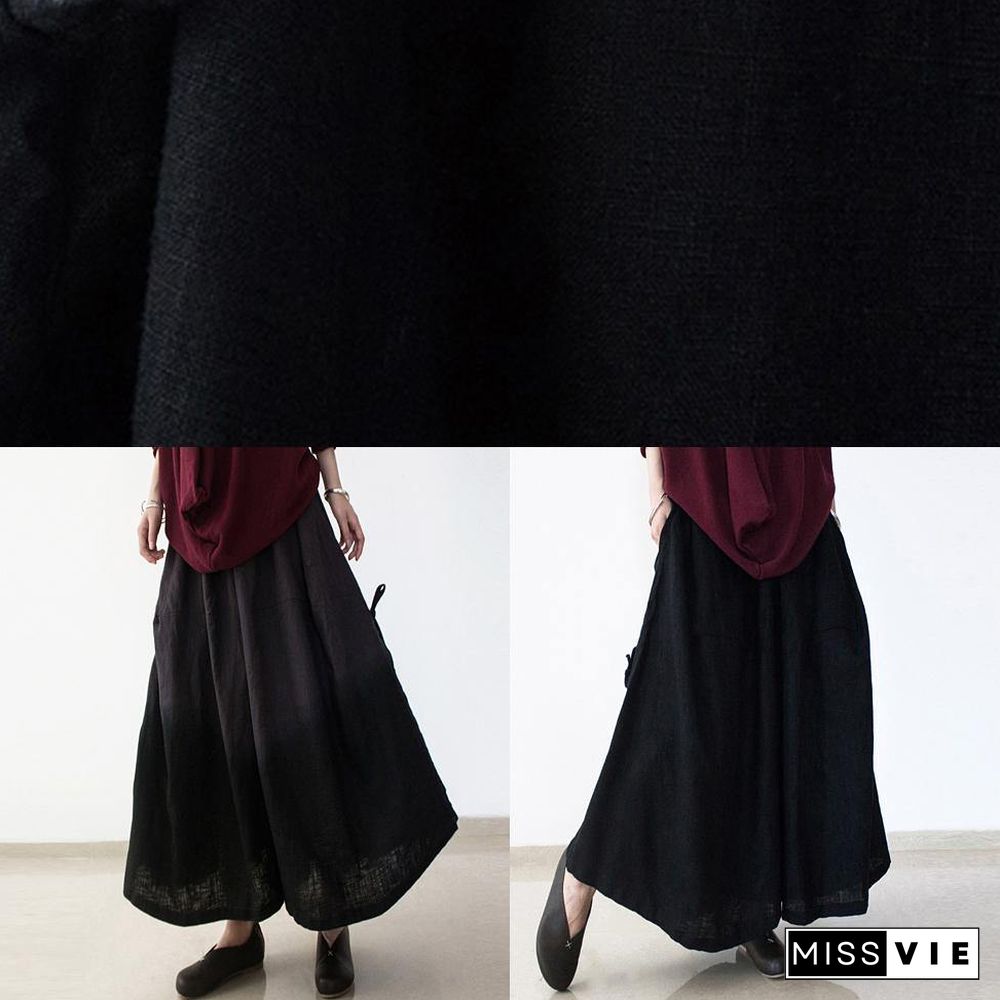 Vintage drawstring pleated oversize gray wide leg pants