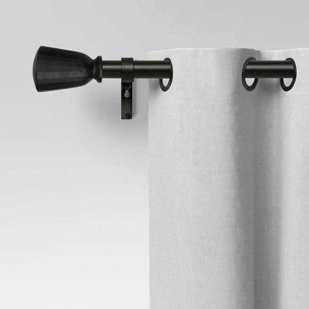 Chiseled Cone Curtain Rod