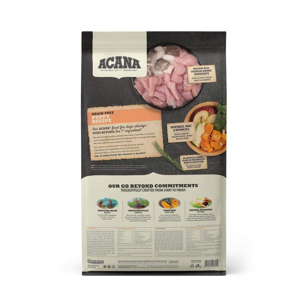 ACANA Puppy and Junior Formula Grain Free Dry Dog Food