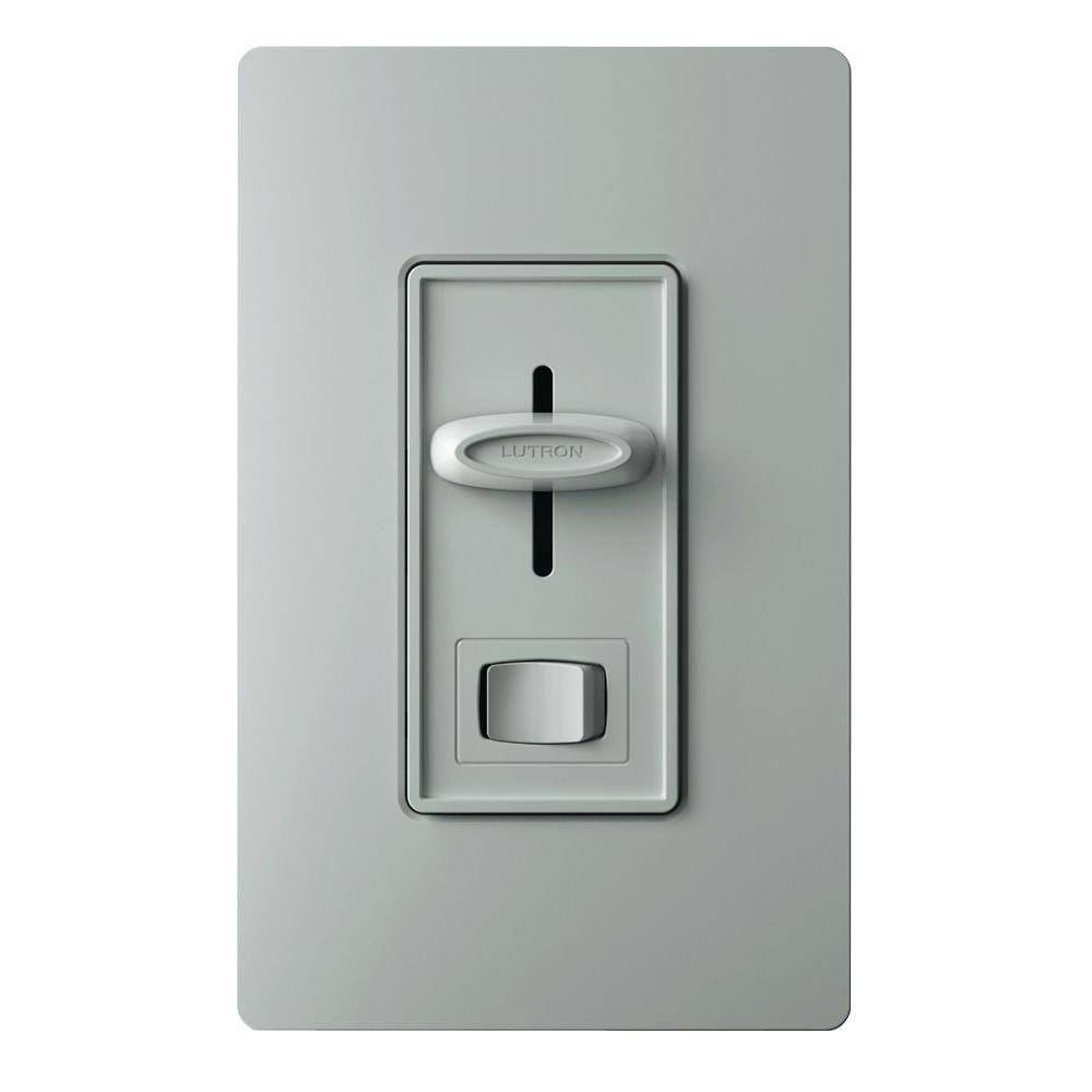 Lutron Skylark Dimmer Switch for Electronic Low-Voltage 300-Watt IncandescentSingle-Pole Gray (SELV-300P-GR) SELV-300P-GR