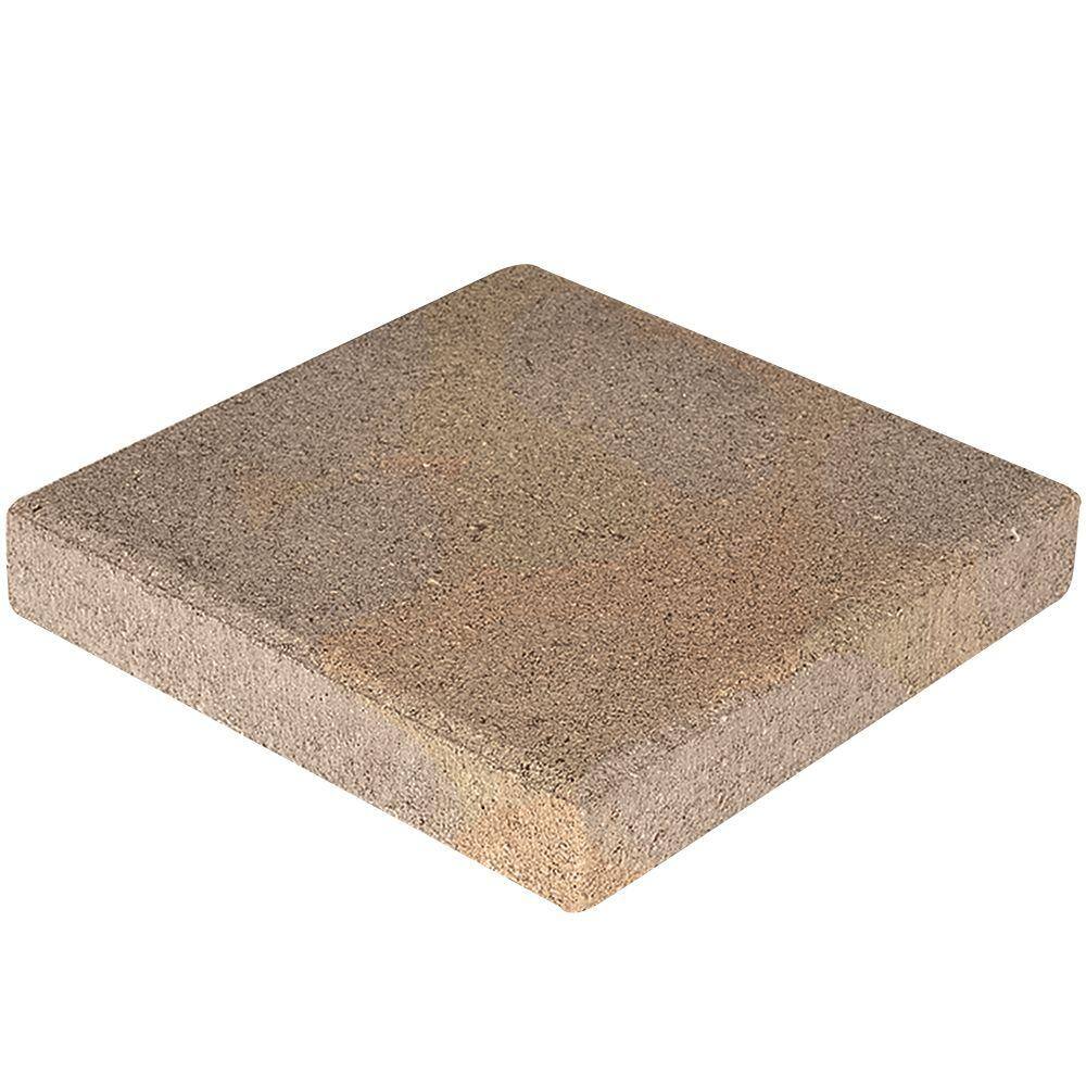 Pavestone 12 in. x 12 in. x 1.5 in. 3-Tone Brown Square Concrete Step Stone (168-Pieces168 sq. ft.Pallet) 71217