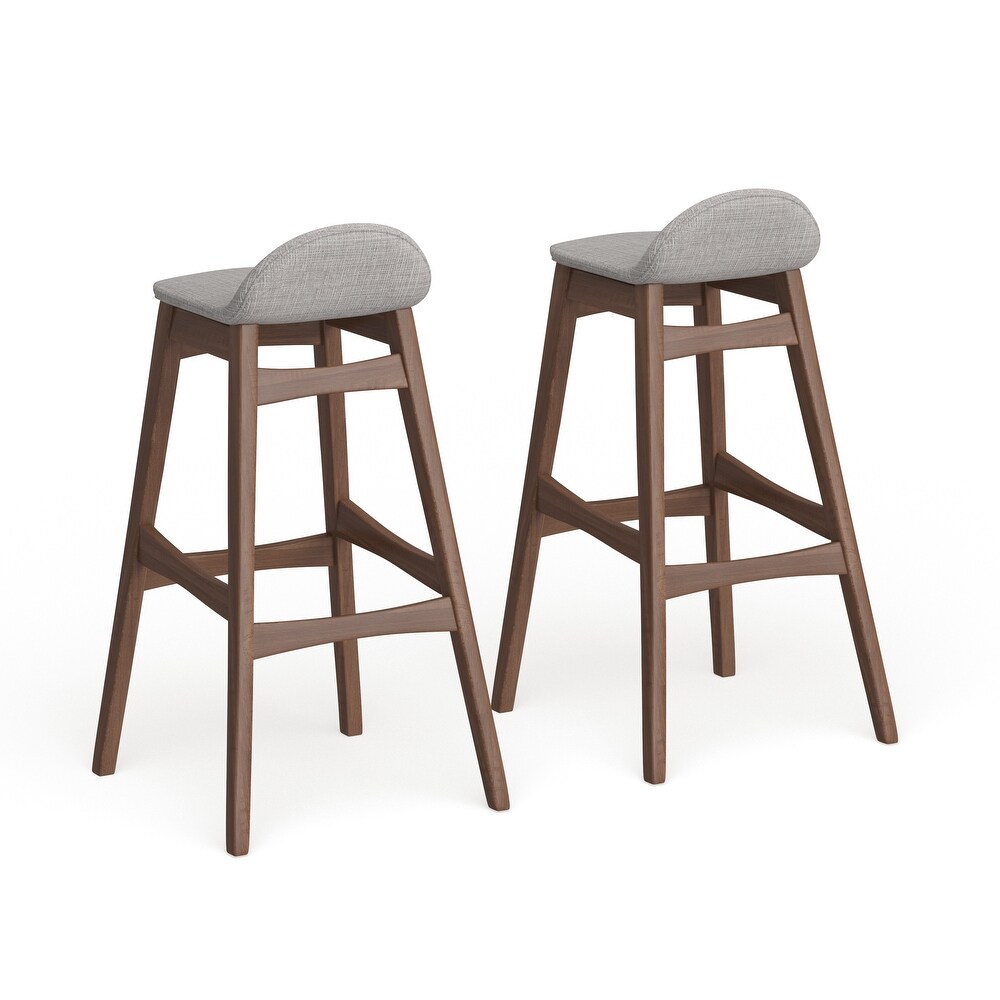 Simple Living Axel Mid century Modern 30 inch Bar Stool (Set of 2)