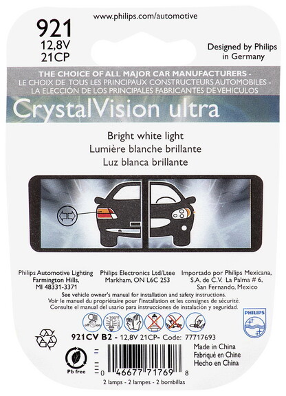 Philips 921CVB2 Philips Crystalvision Ultra Miniat...