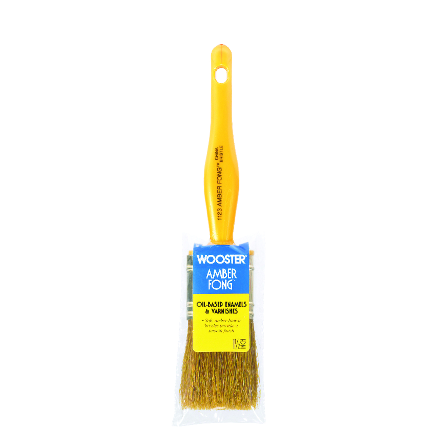 Wooster Amber Fong 1-1/2 in. Flat Paint Brush