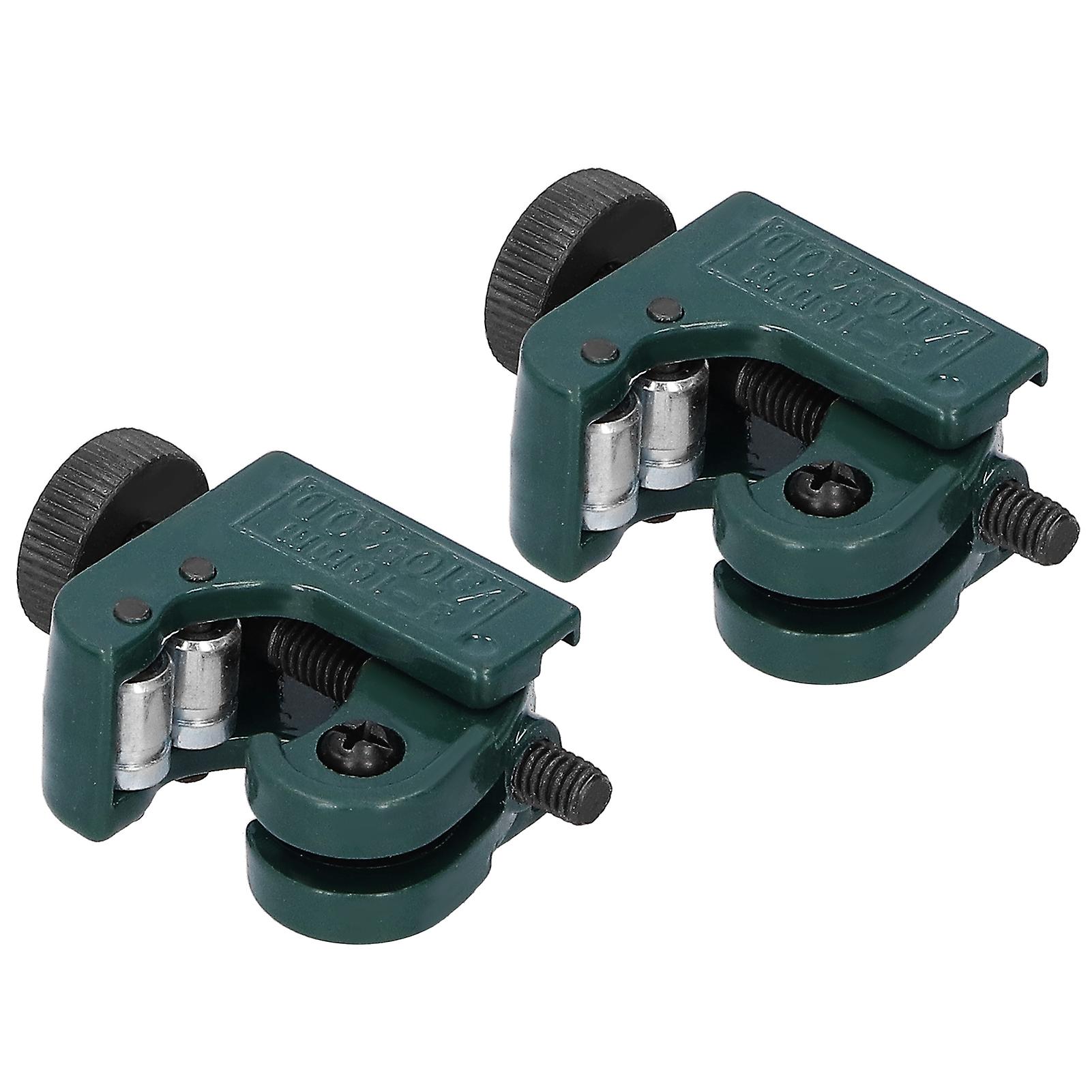 2pcs Tubing Cutter Mini Copper Aluminum Iron Metal Tube Slice Cutter Green 316mm Ct127a