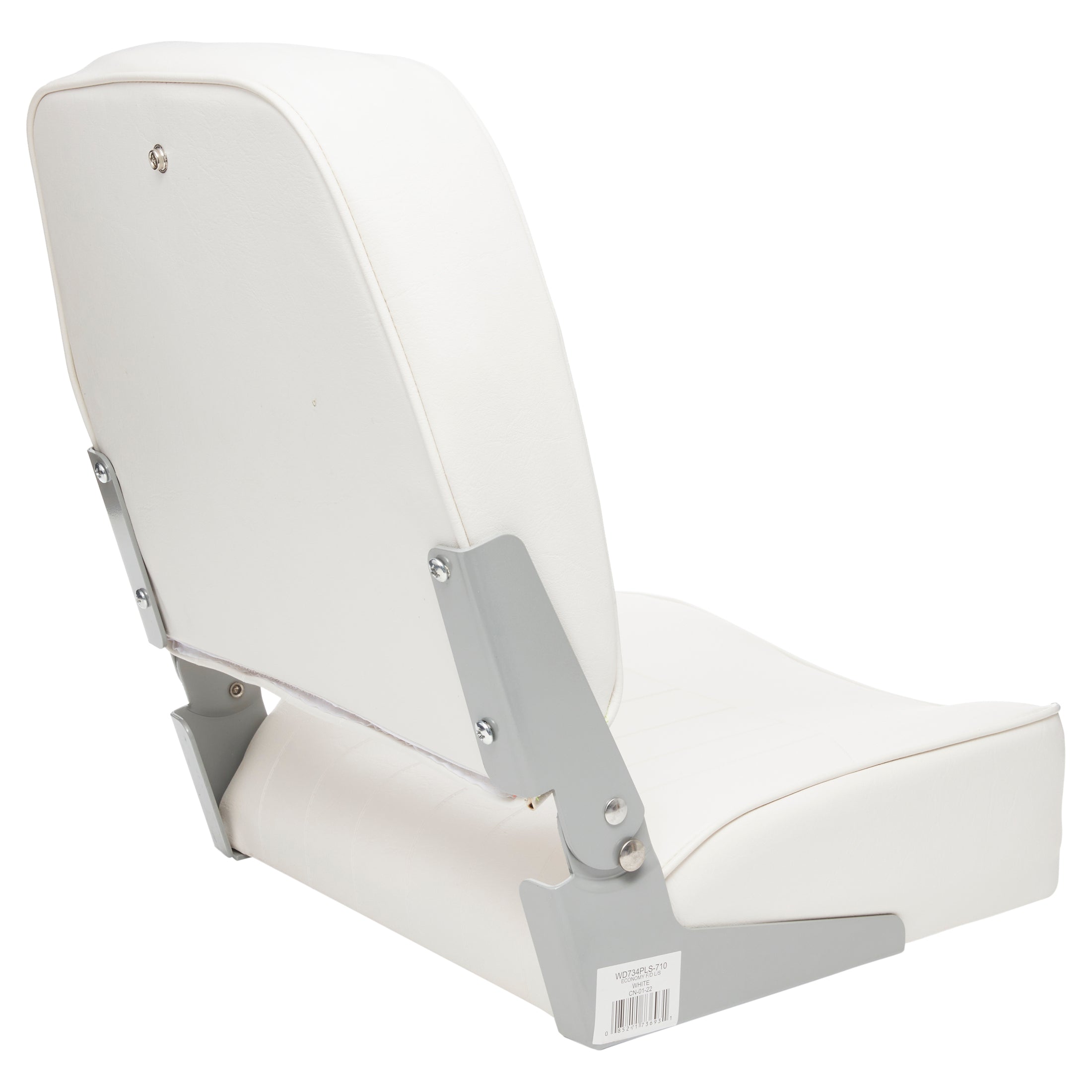 Wise 8WD734PLS-710 Low Back Boat Seat， White