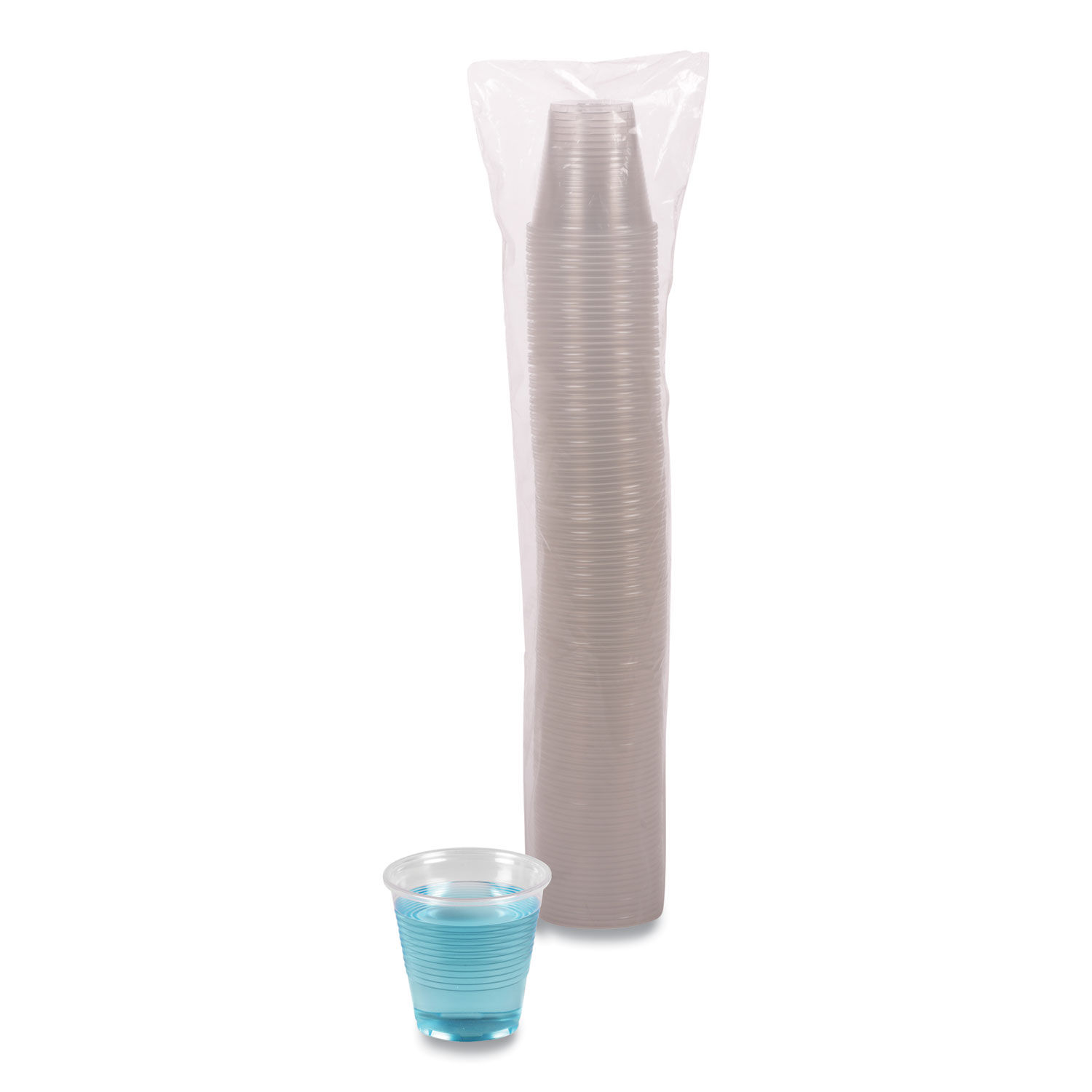 Translucent Plastic Cold Cups by Boardwalkandreg; BWKTRANSCUP5PK