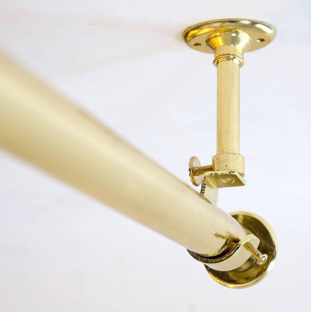 108in-168in Hanging Curtain Rod With Brackets