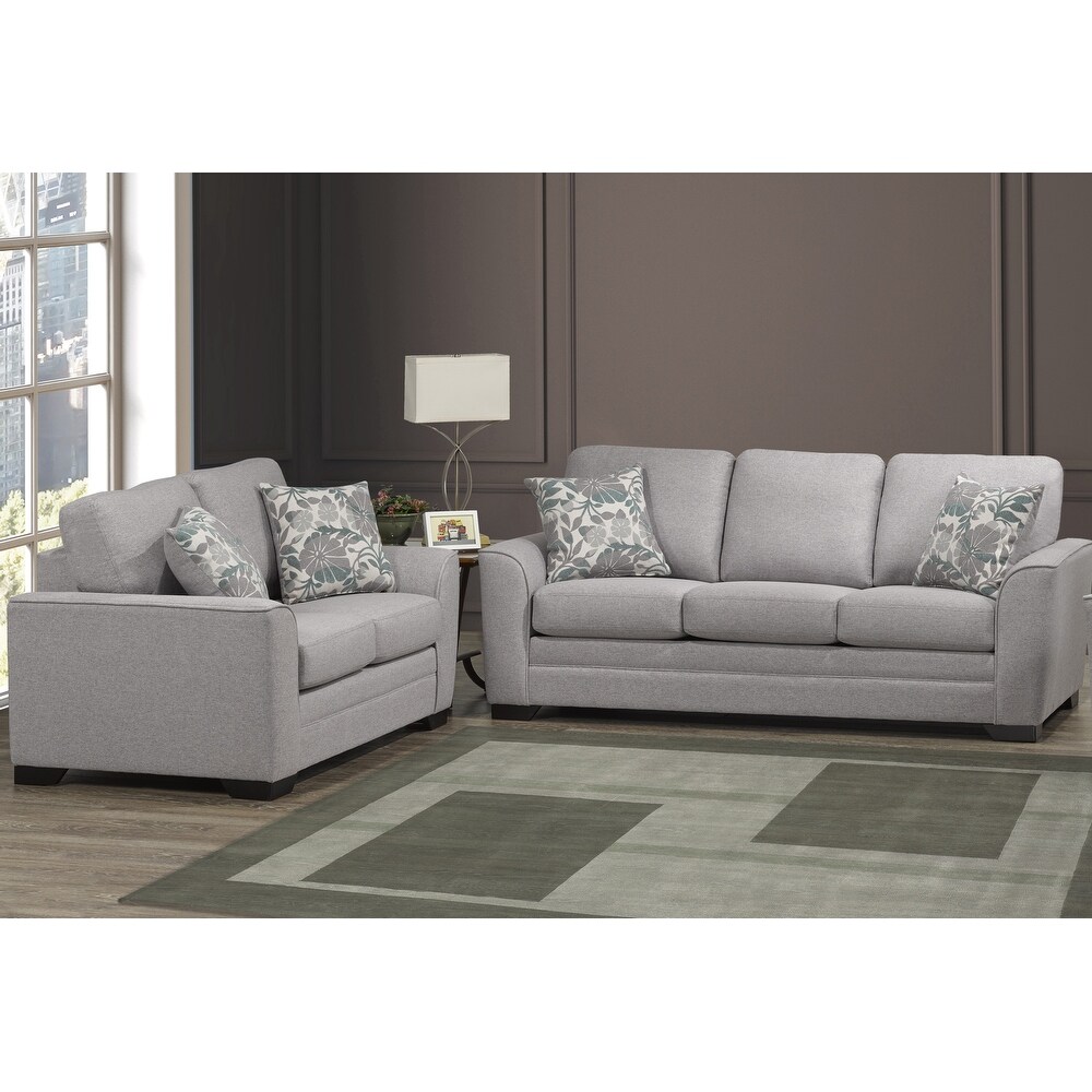 Reeves 2 Pieces Fabric Sofa and Loveseat Set